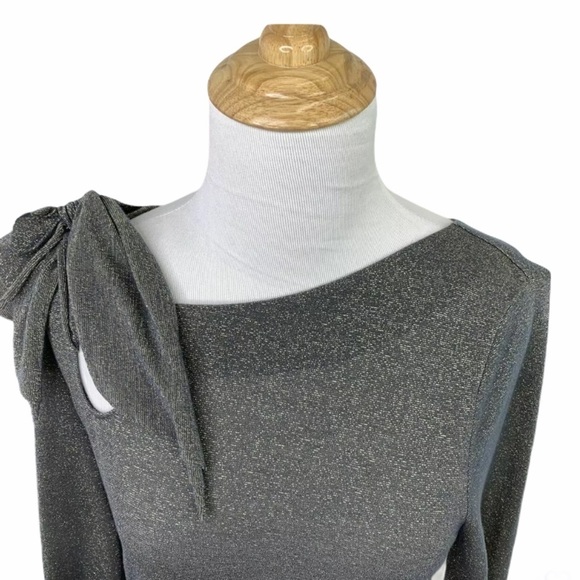 New Deletta womens metallic blouse small - Picture 3 of 6